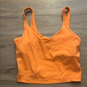 lululemon athletica Orange Tank Top